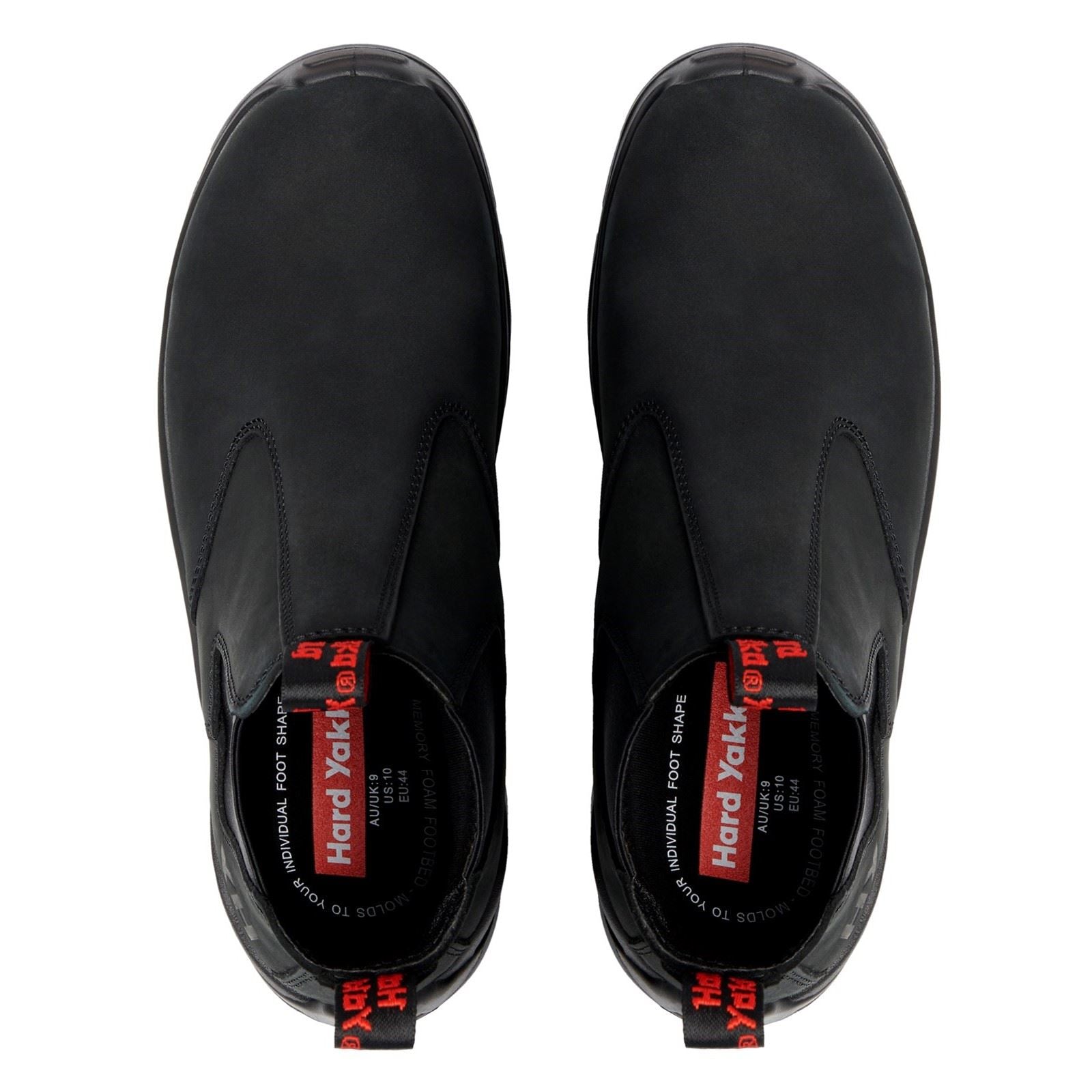 Hard Yakka  Bottes Noires En Cuir Pour Homme Banjo Ns