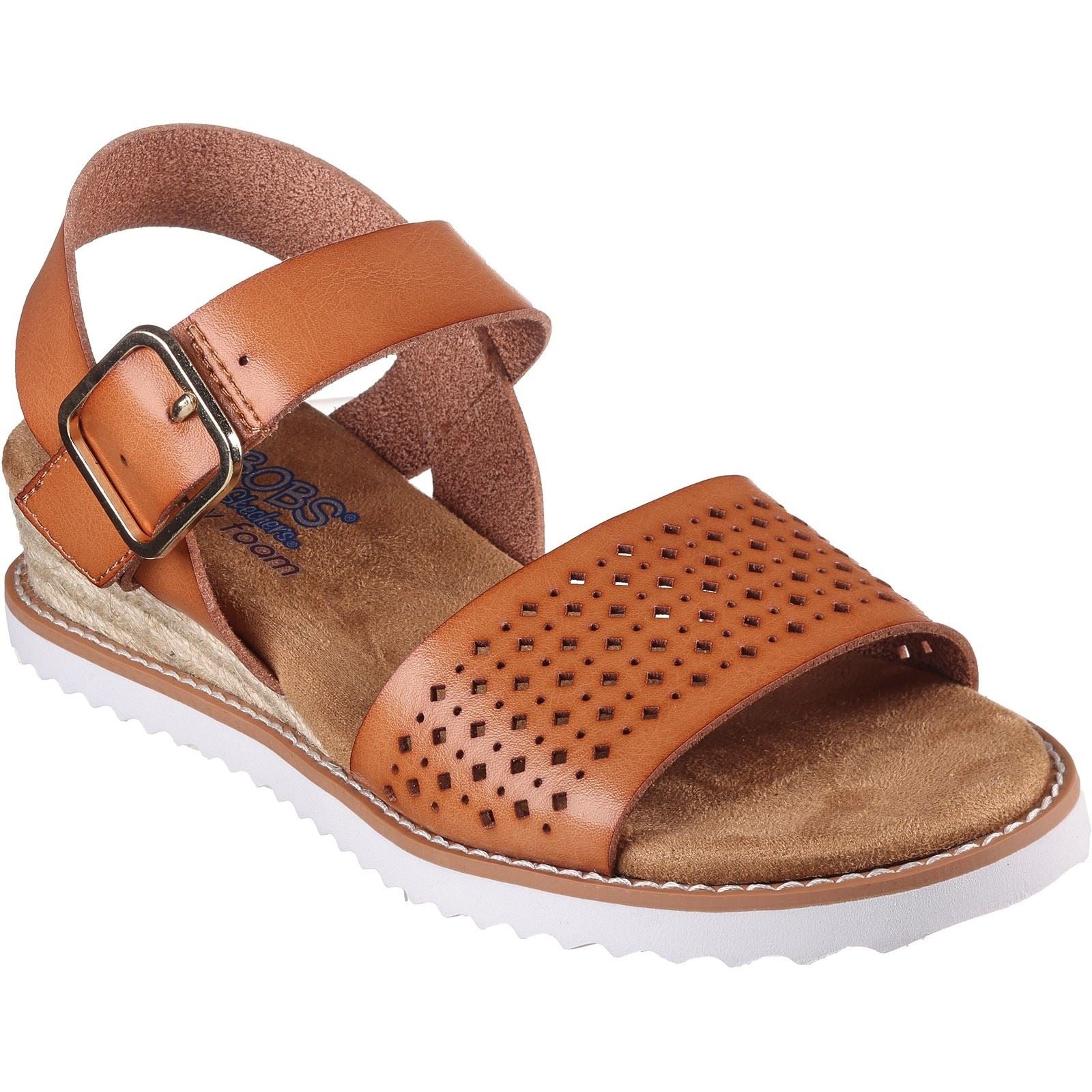 Skechers BOBS Desert Kiss Sunny Flair Sandales De Bagages Pour Femmes En Simili-Cuir