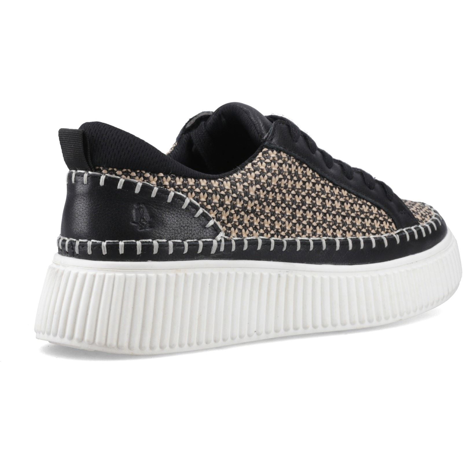 Hush Puppies Haisley Woven Baskets Noires En Textile Pour Femmes
