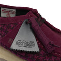 Clarks Originals Wallabee Chaussures Violettes Pour Femmes En Textile