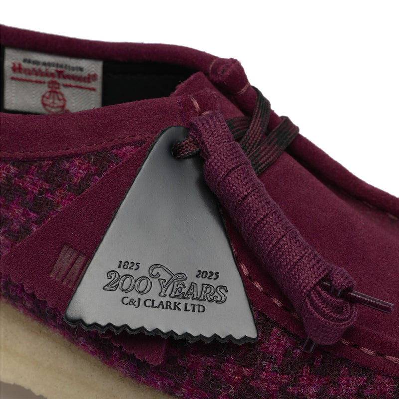 Clarks Originals Wallabee Chaussures Violettes Pour Femmes En Textile