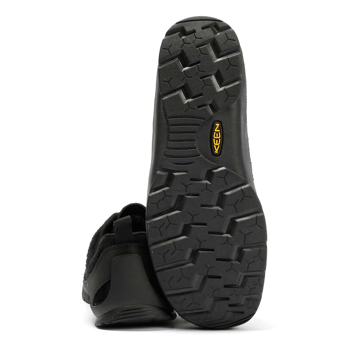 Keen Jasper Baskets Noires Pour Hommes Suède