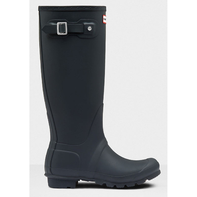 Hunter Original Tall Bottes En Caoutchouc Bleu Marine Pour Femme