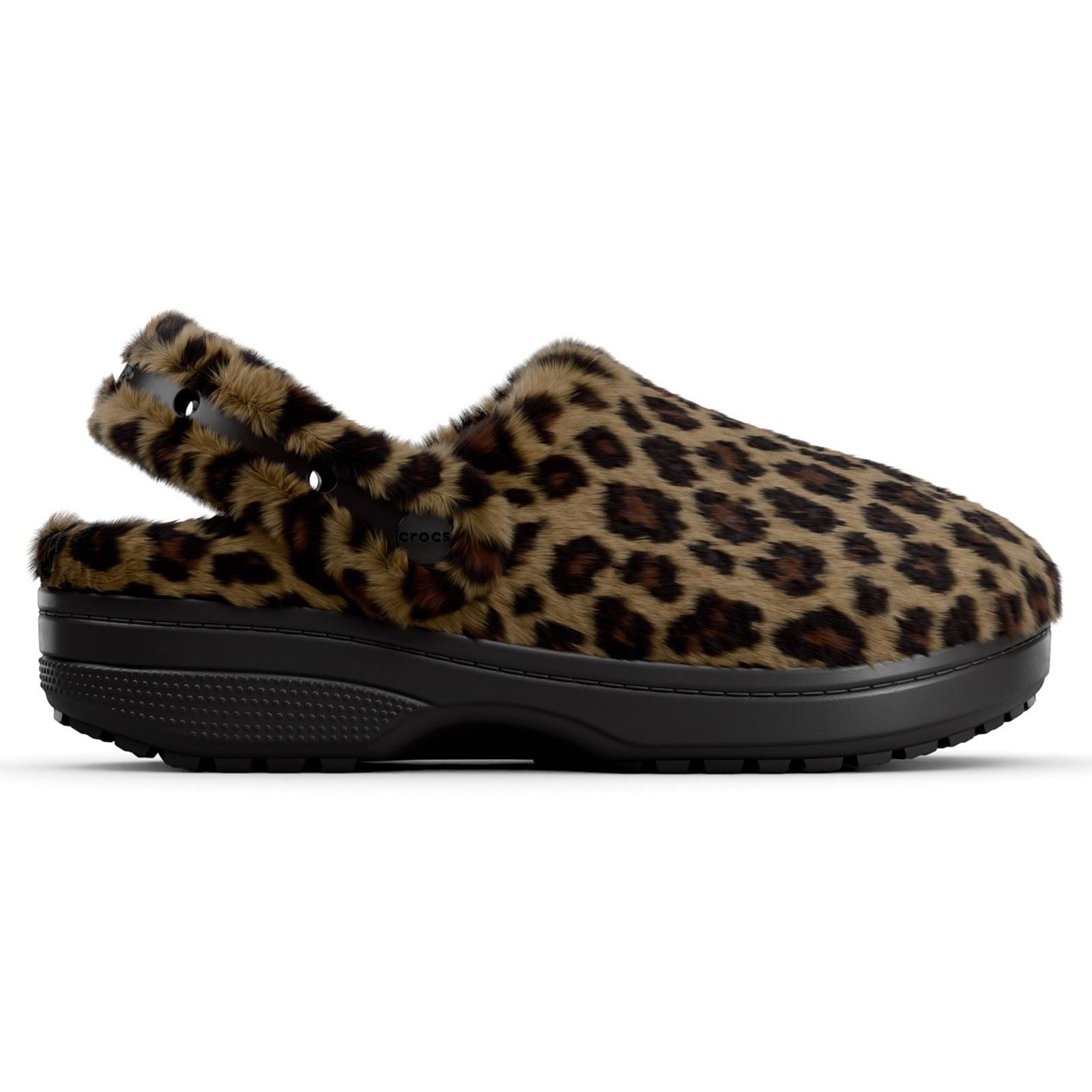 Crocs Classic Unfurgettable Clog Sabots Léopard Pour Femmes En Mélange De Polyester