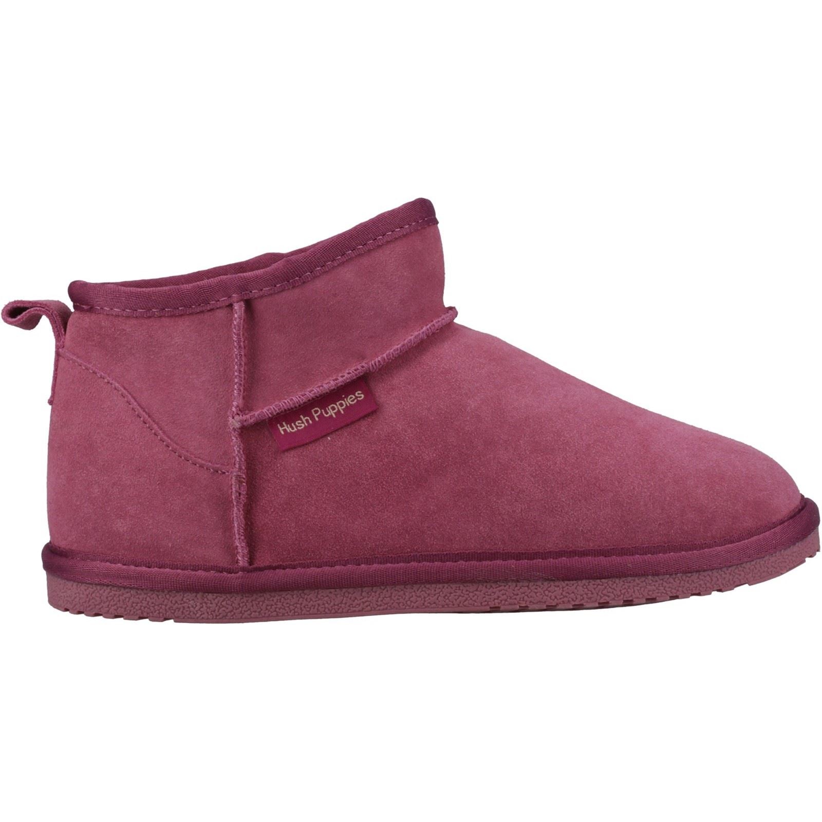 Hush Puppies Ashanti Chaussons Roses En Suède Pour Femmes