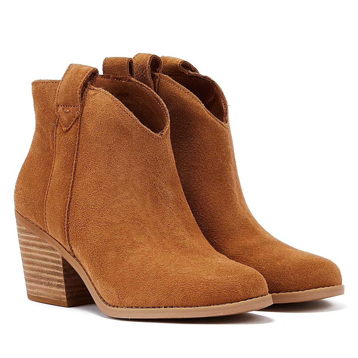 TOMS Bottes En Daim Pour Femmes Constance Couleur Tan
