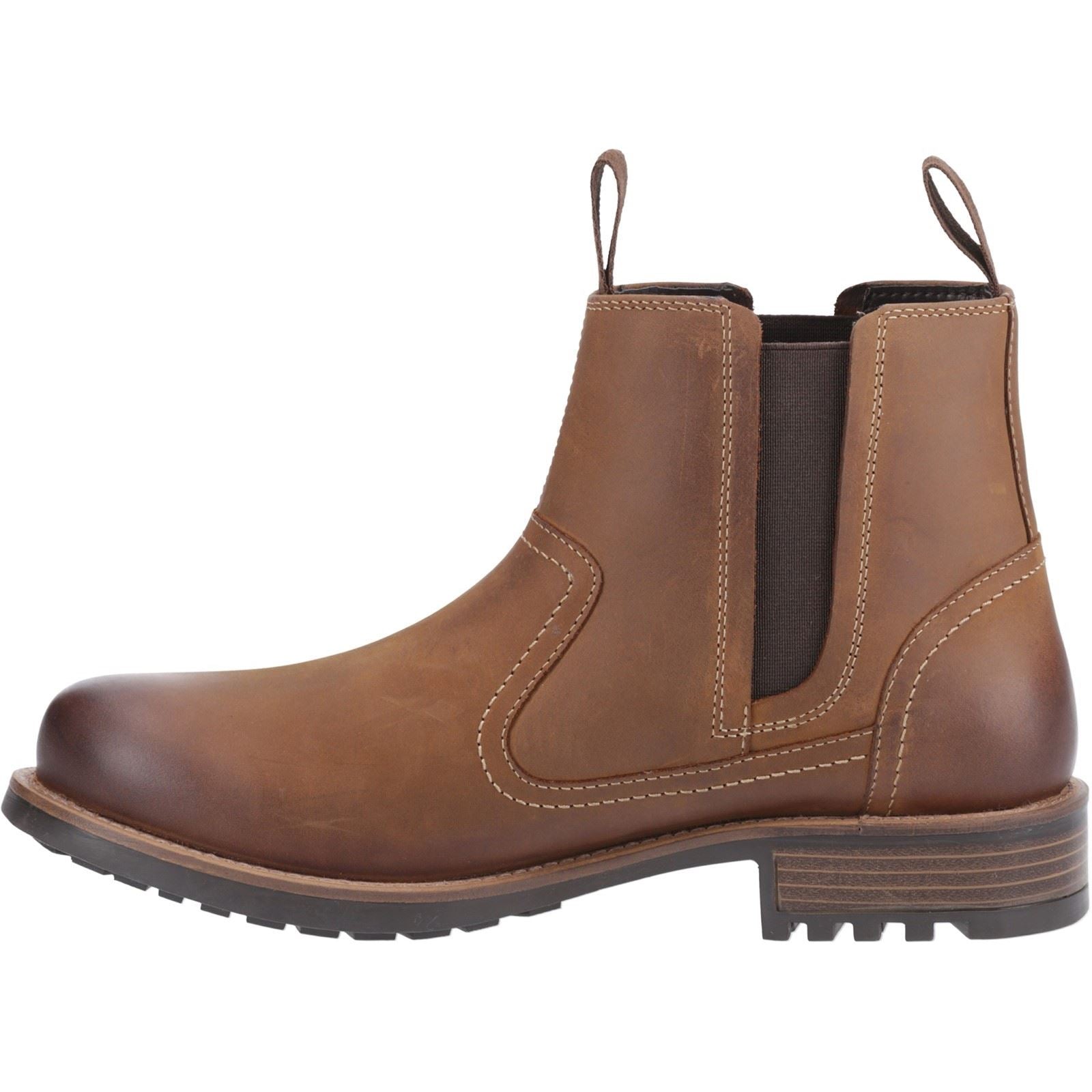 Cotswold Worcester Bottes De Cheville Beige Clair Pour Homme En Cuir