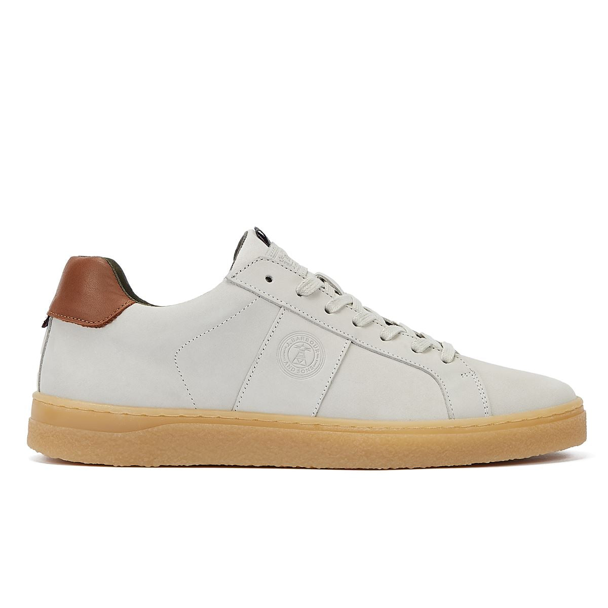 Barbour Baskets Blanches Pour Hommes.