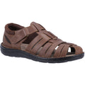 Hush Puppies Albert Sandales Pour Hommes En Cuir Marron
