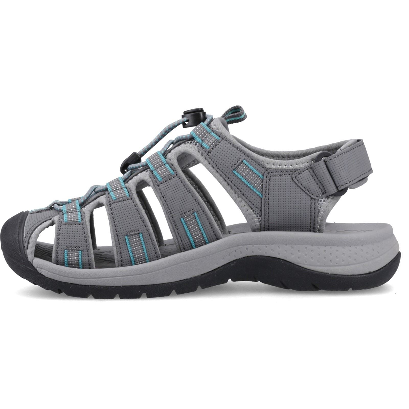 Hush Puppies Panama Sandal Sandales Grises En Textile Pour Femmes