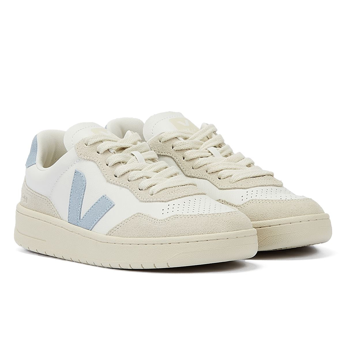 Veja V-90 Pour Femmes Extra Blanc/Bleu En Acier Sneakers