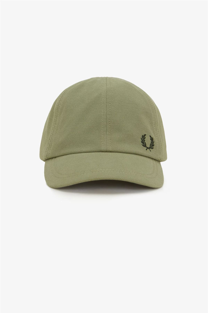 Fred Perry Pique Classic Coton Casquettes Vert Menthe/Vert Nuit