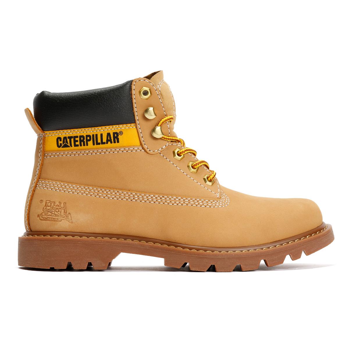 Caterpillar Colorado 2.0 Tractor Bottes Beiges En Cuir Pour Homme