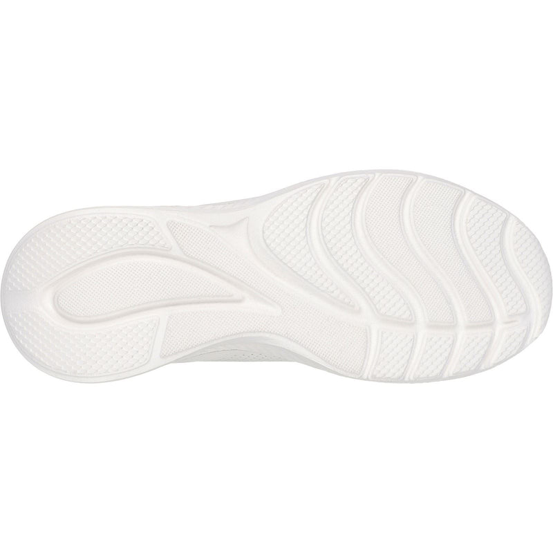 Skechers BOBS Sport Squad Waves Just Wading Baskets Blanches Pour Femmes En Matière Synthétique