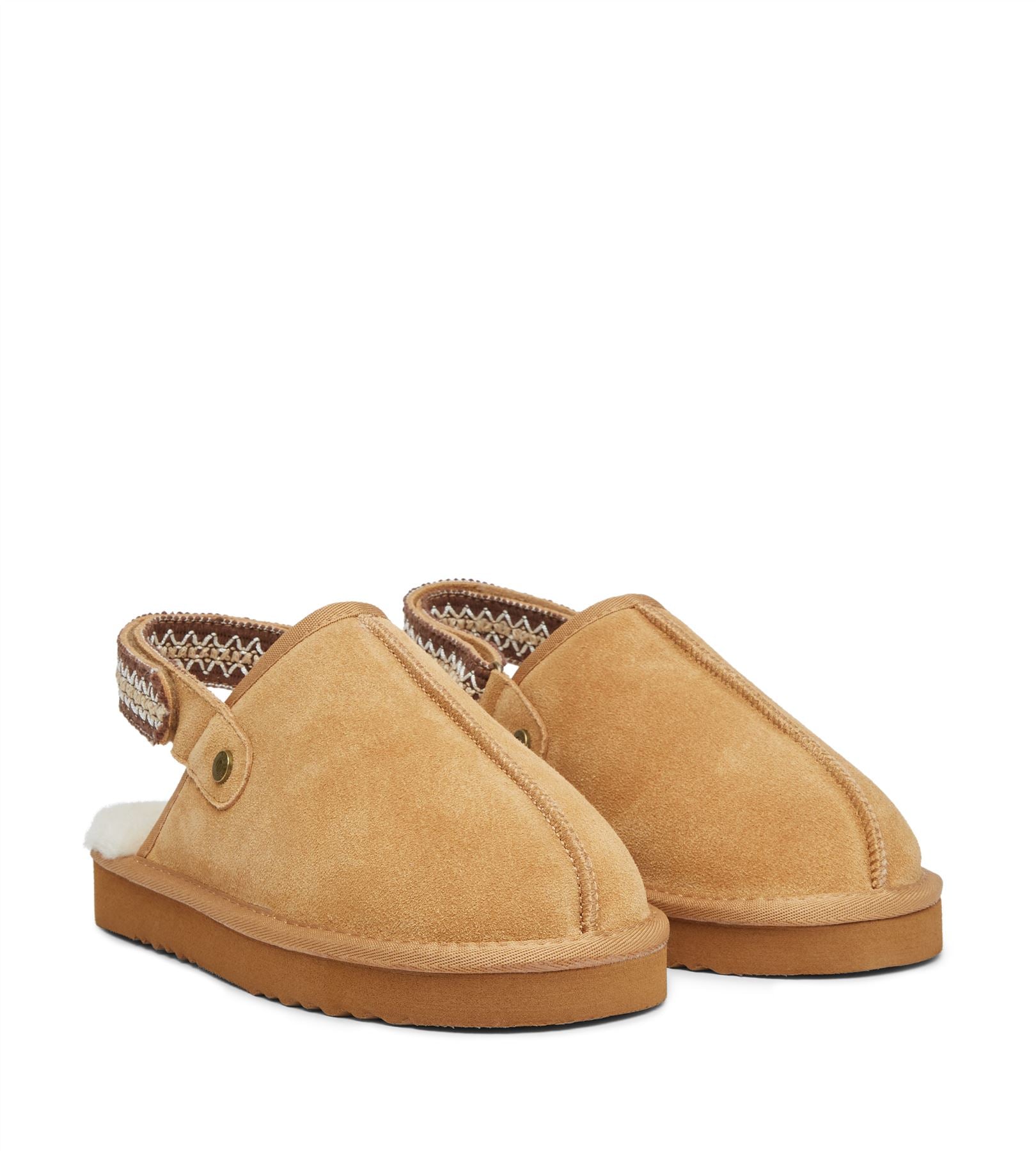 Osprey London The Constellation Chaussons En Suède Pour Femmes Marron