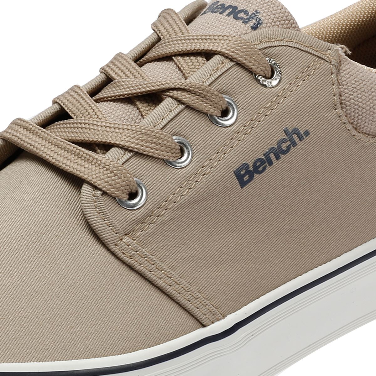 Bench Donnie Baskets Beiges En Toile Pour Hommes