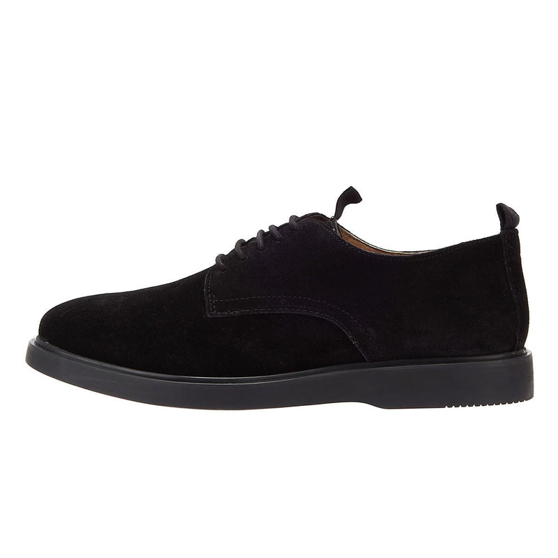 Hudson Barnstaple Lace Up Suede Shoe Men's Black Casual