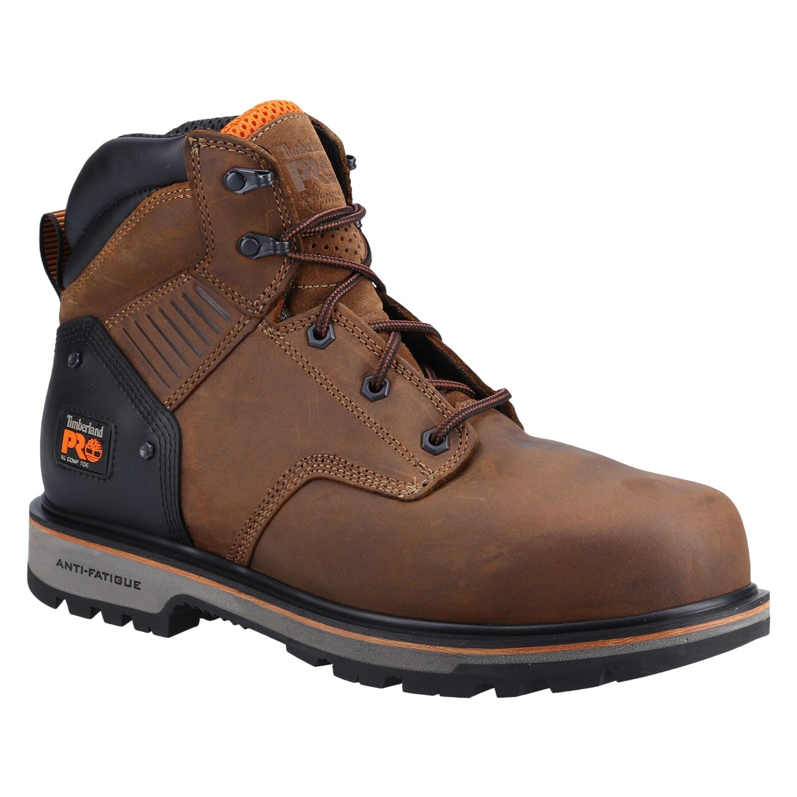 Timberland Pro  Bottes De Sécurité En Cuir Marron Ballast