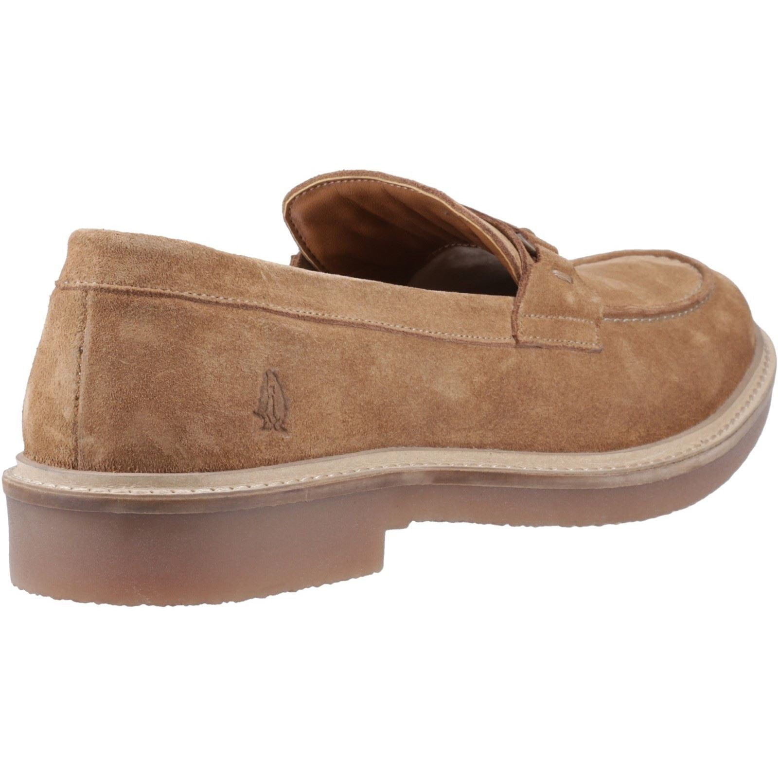 Hush Puppies Gryffin Mocassins Pour Hommes En Cuir Couleur Fauve