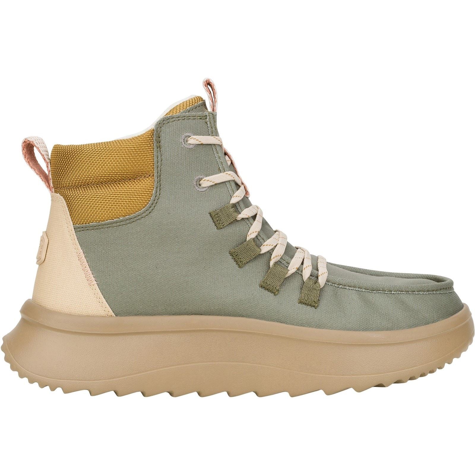 HEYDUDE Wendy Peak Apres Bottes Olives Pour Femmes