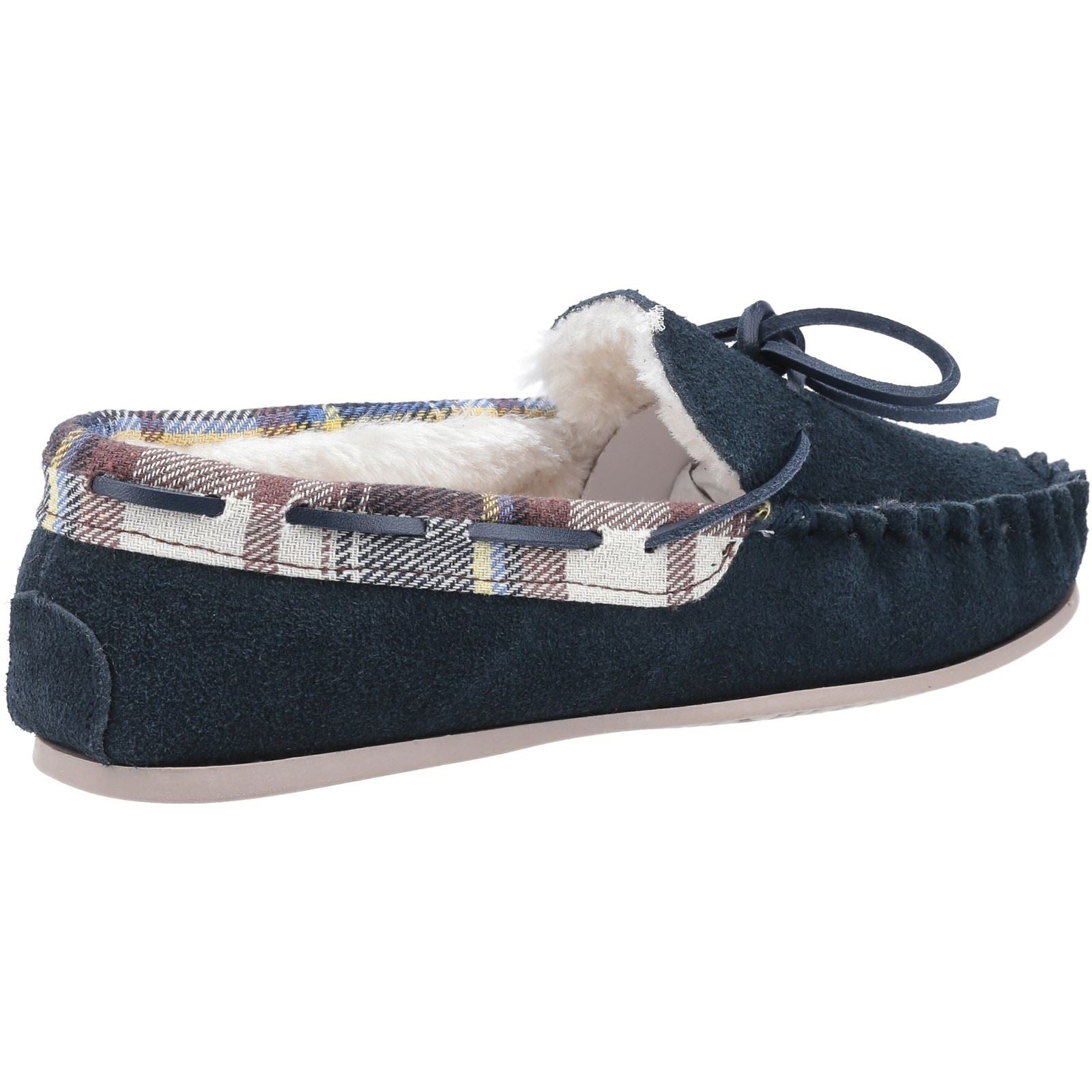 Cotswold Kilkenny Chaussons Pour Femmes En Daim Bleu Marine