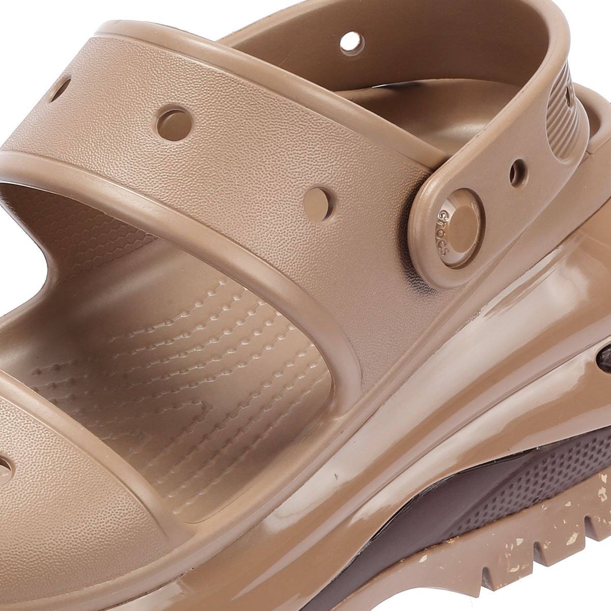 Crocs Mega Crush Sandales Latte