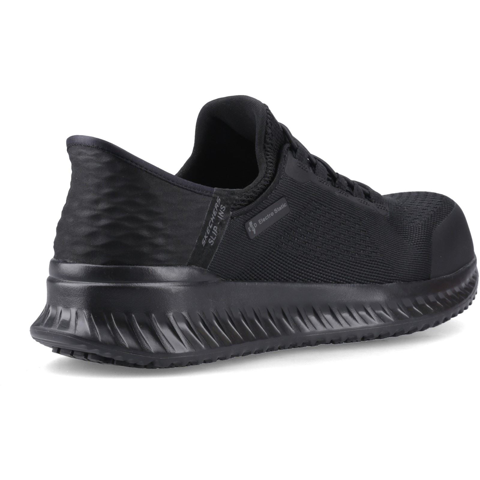 Skechers Workwear Tilido Fletchit CT Baskets De Sécurité Noires Pour Hommes En Textile