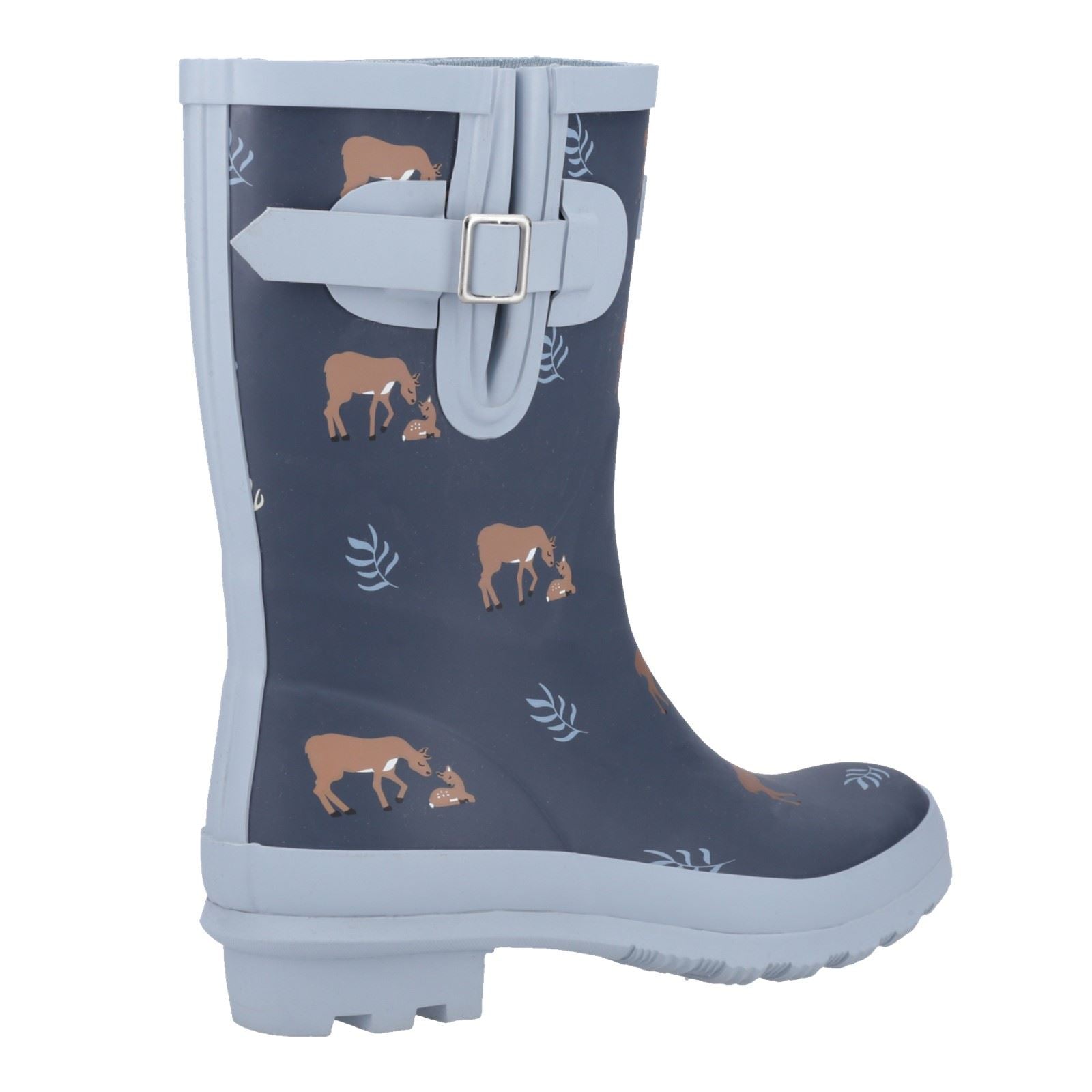 Cotswold Woodland Mid Bottes Wellington En Caoutchouc Pour Femmes