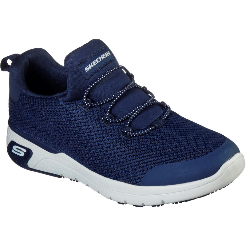Skechers Workwear Marsing - Waiola SR Baskets En Maille Pour Femmes En Bleu Marine