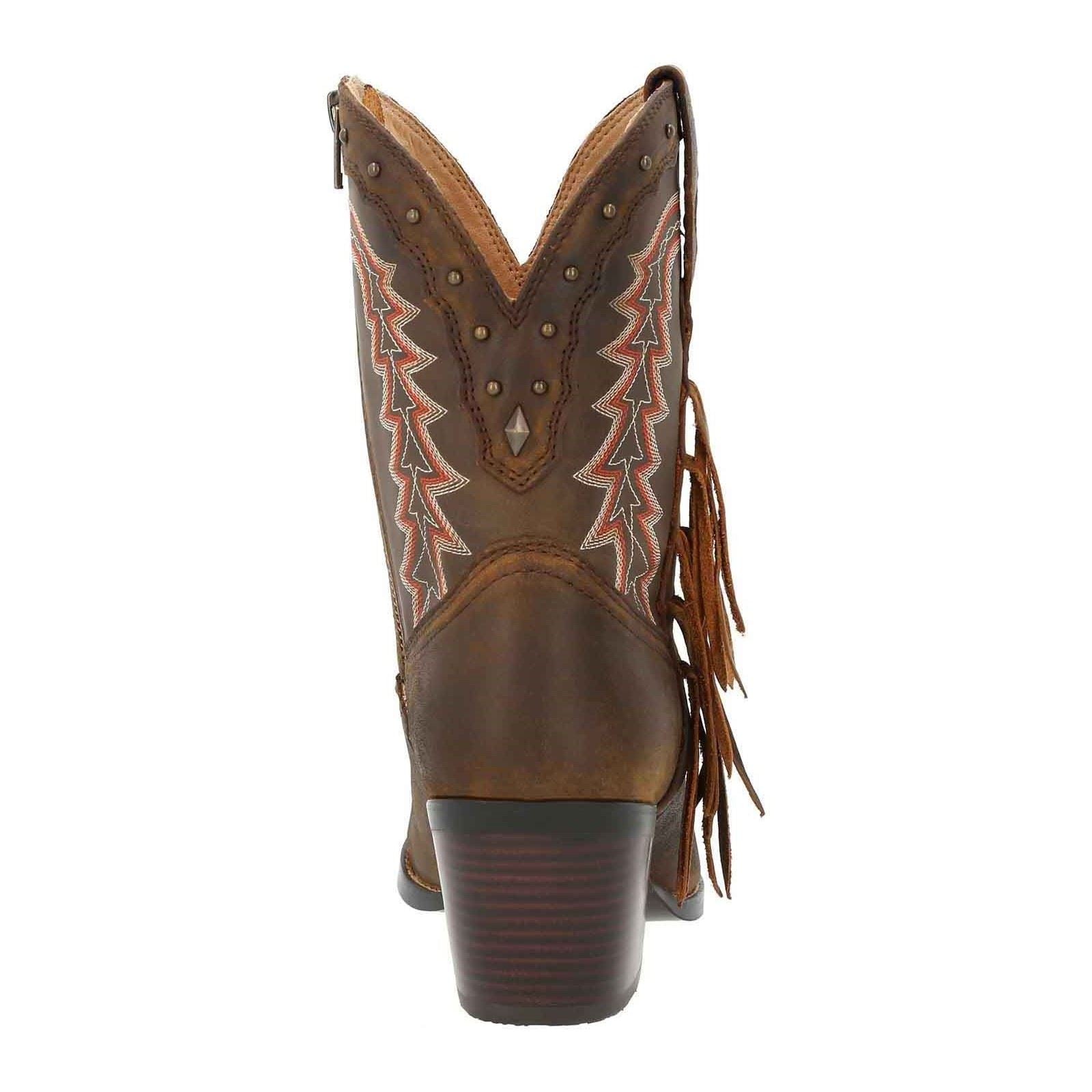 Durango Bottes Pecan En Cuir Pour Femme Crush