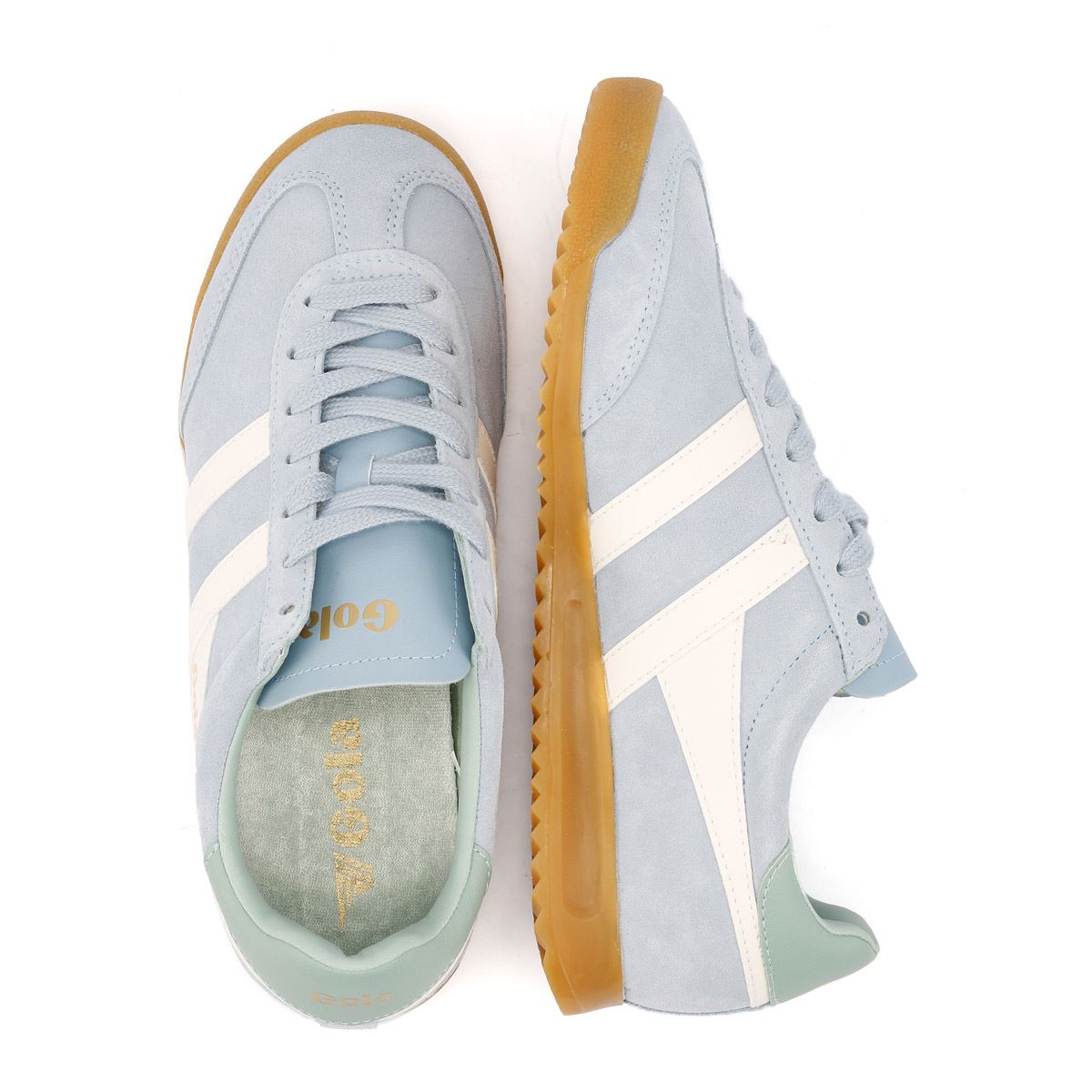 Gola Torpedo Chaussures De Sport Bleues Pour Femmes En Suède