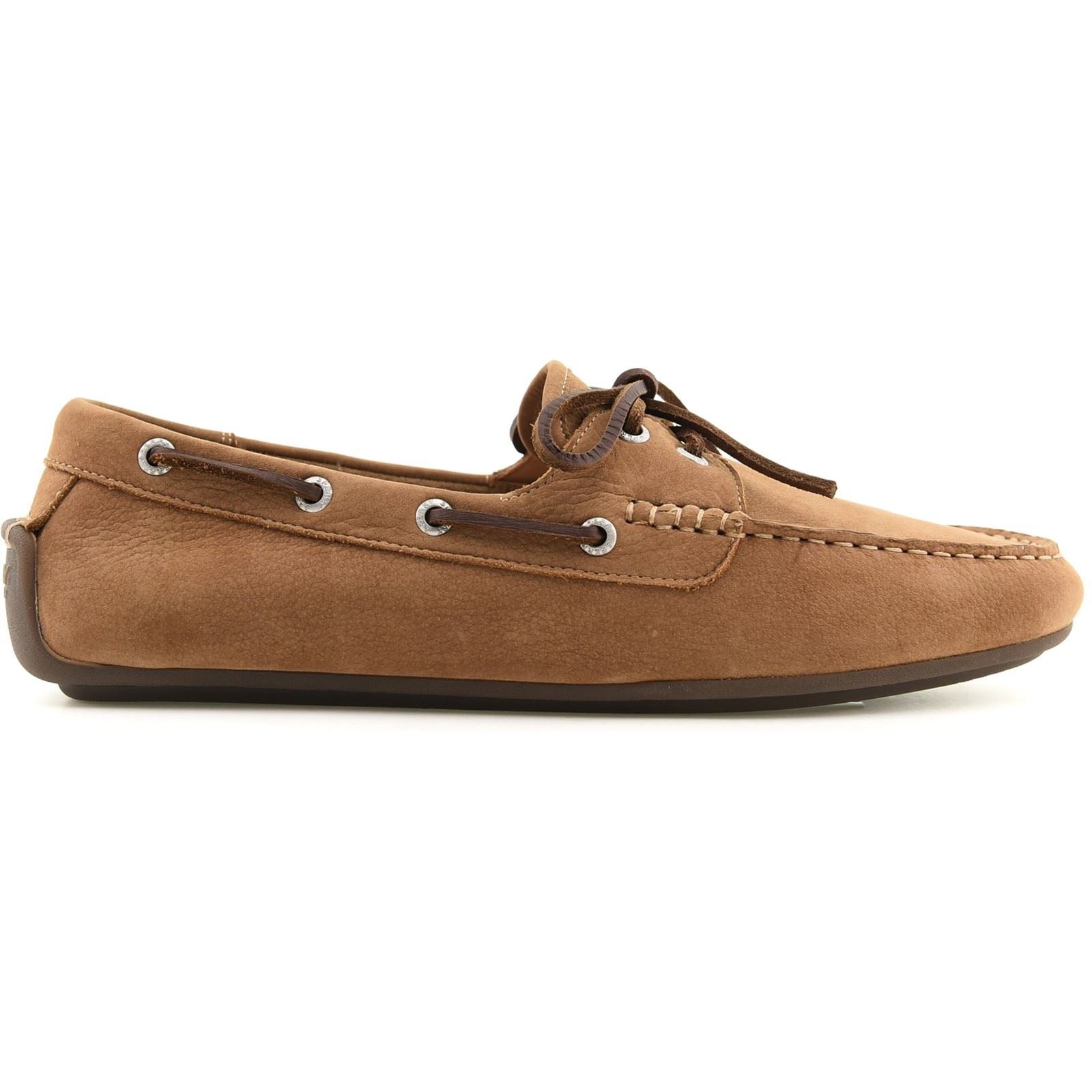 Sperry Orland 2-Eye Driver Chaussures De Bateau En Cuir Pour Hommes Couleur Tan