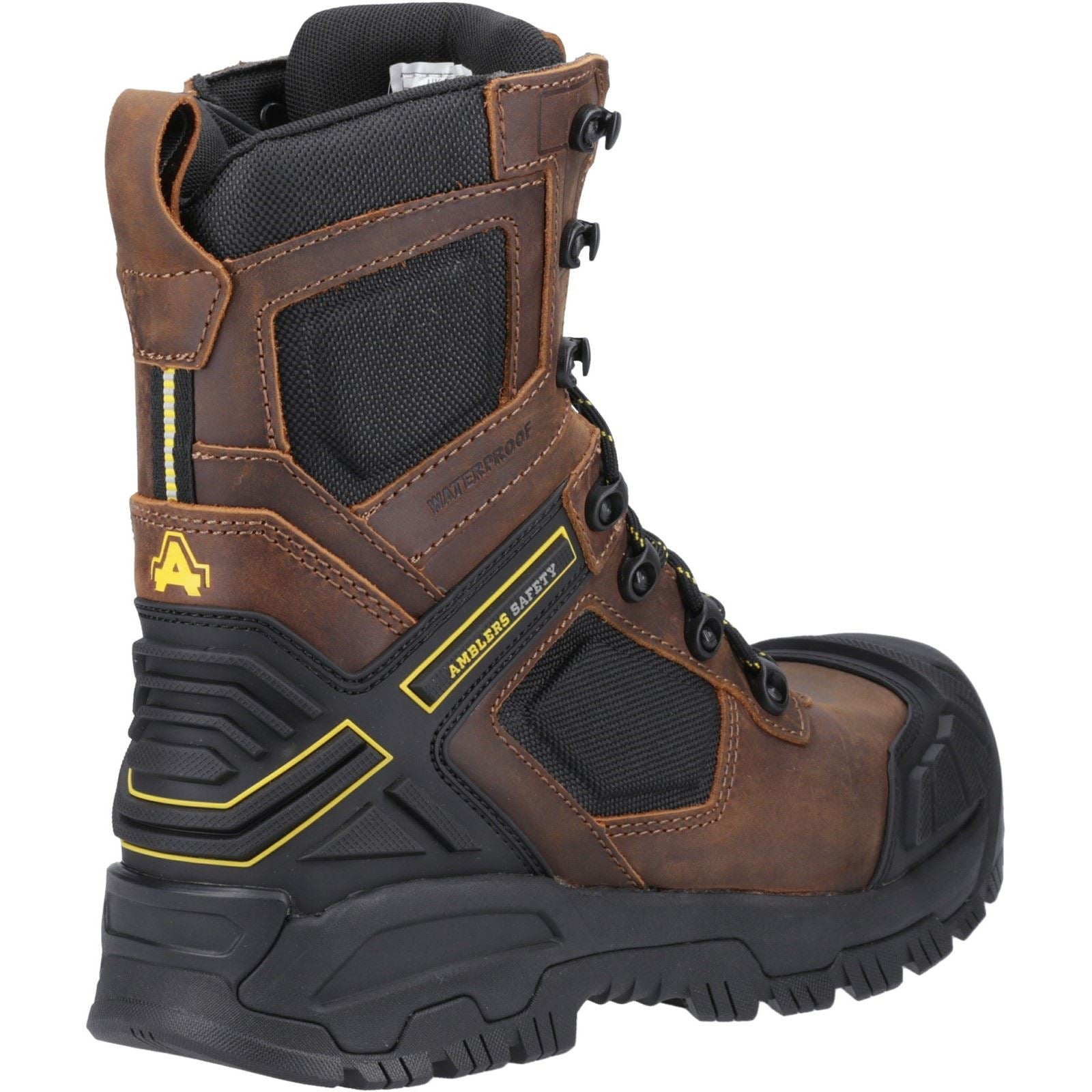 Amblers Safety Bottines De Sécurité En Cuir Brun Detonate