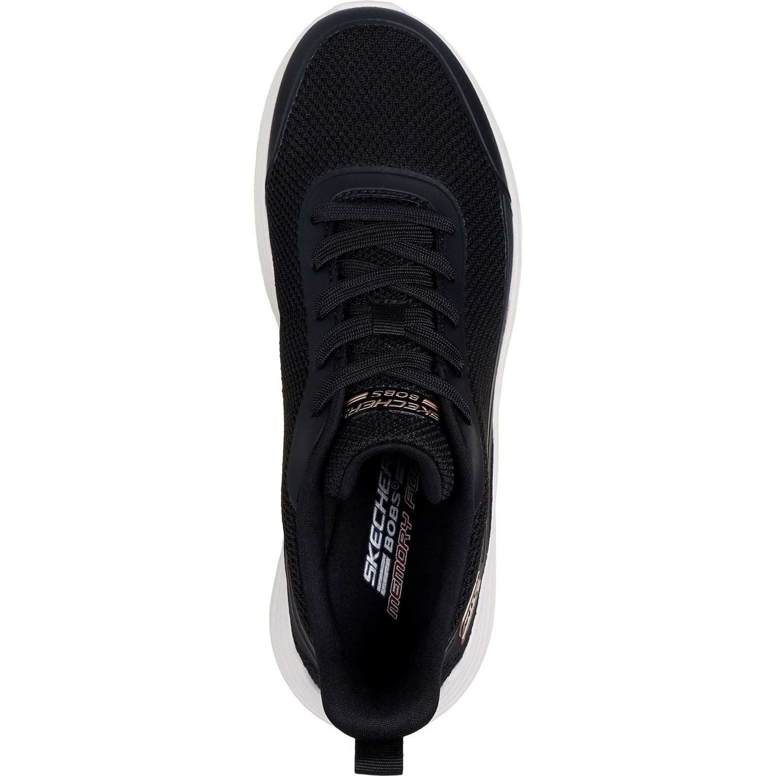 Skechers Bobs Squad Waves Still Wading Sneakers Noires Pour Femmes En Textile
