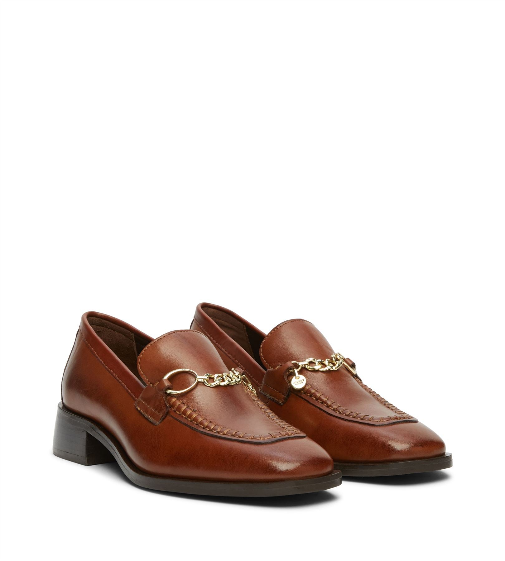 Osprey London The Islington Mocassins En Cuir Pour Femmes Marron