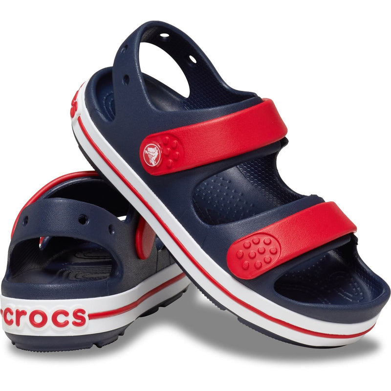 Crocs Crocband Play Sandales En Thermoplastique Bleu Marine/rouge Varsity