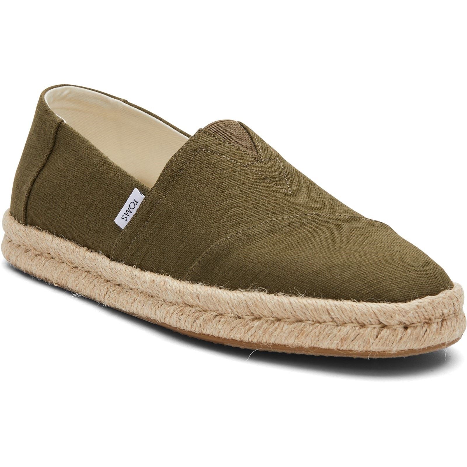 TOMS Alpargata Rope 2.0 Shoe Espadrilles En Coton Pour Hommes En Olive