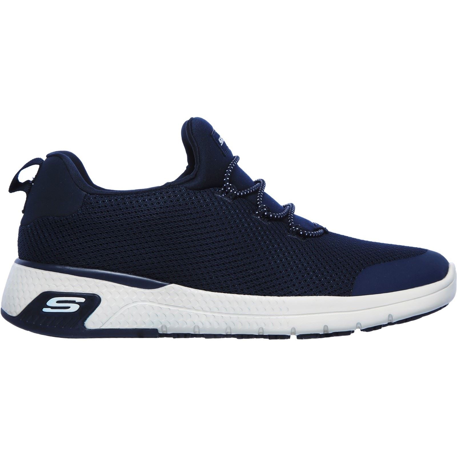 Skechers Workwear Marsing - Waiola SR Baskets En Maille Pour Femmes En Bleu Marine