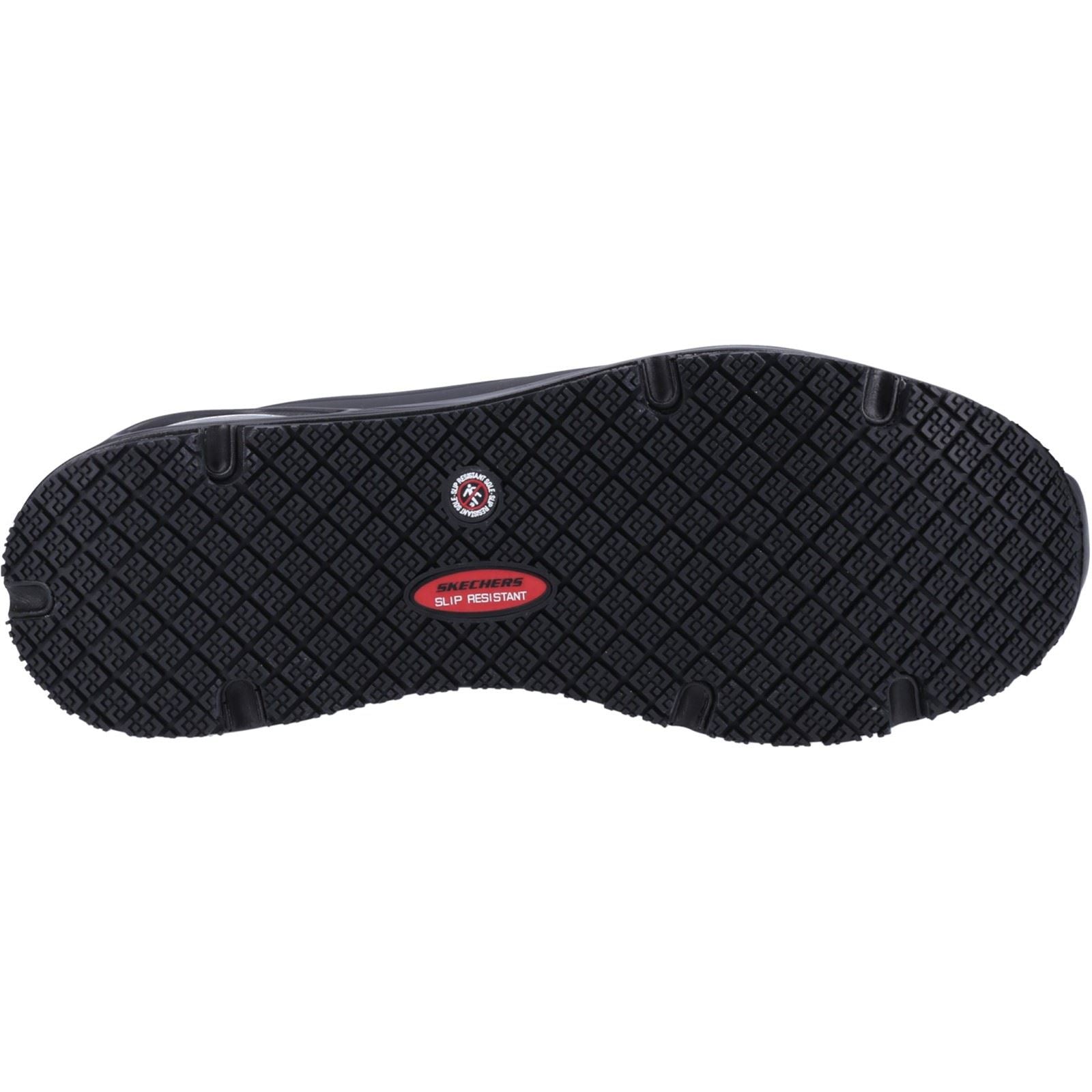 Skechers Workwear Work Relaxed Fit: Uno SR - Sutal Baskets De Sécurité Noires Pour Hommes