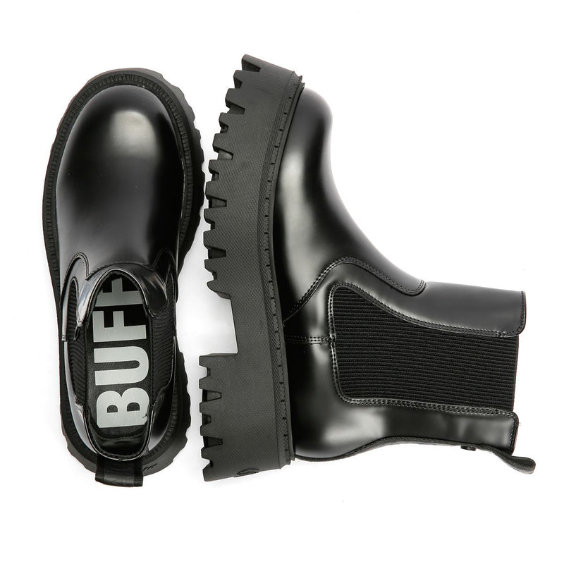 Buffalo Aspen Chelsea Bottes Noires Pour Femmes