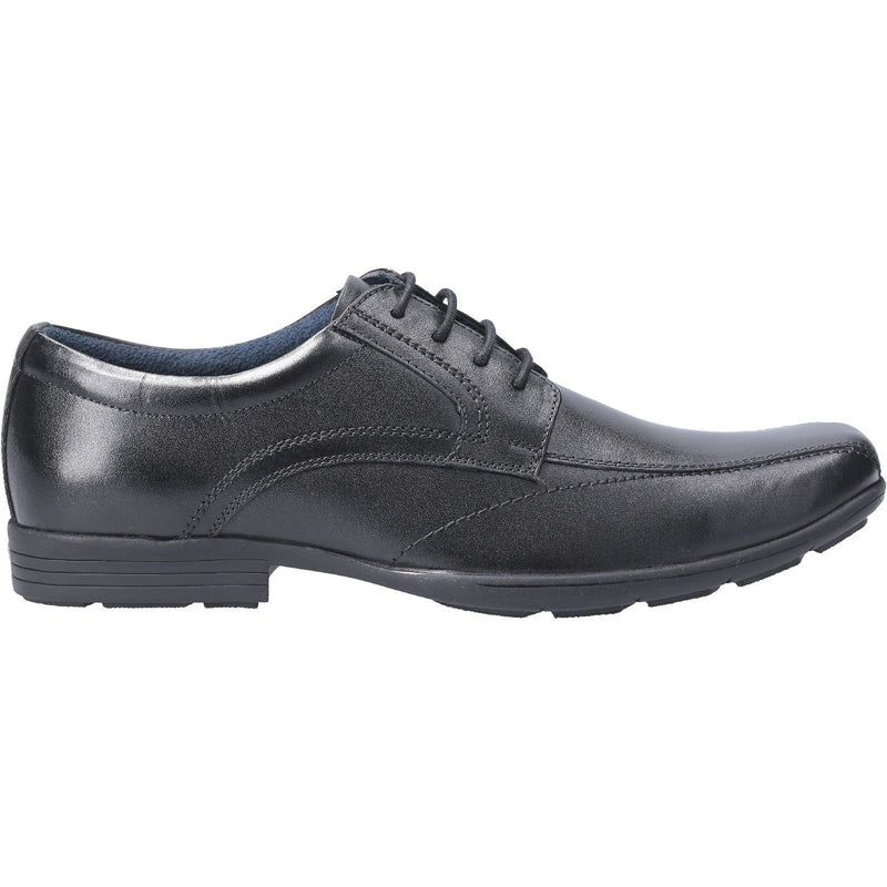 Pod Angus Chaussures Noires Pour Garçons En Cuir