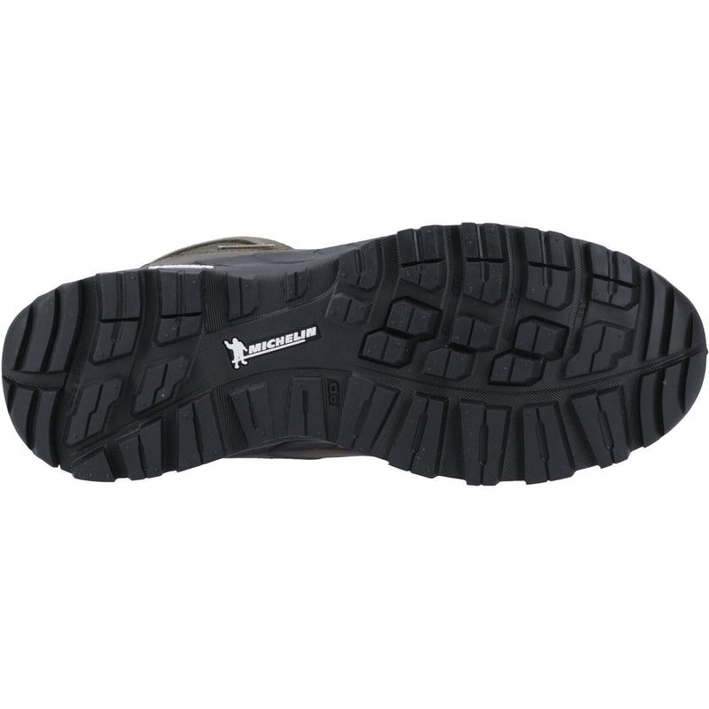 Hi-Tec Euro Trail Chaussures De Randonnée En Cuir Pour Homme Couleur Kaki