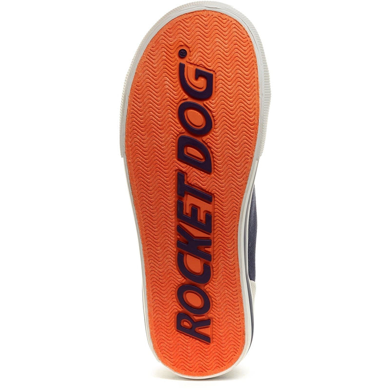 Rocket Dog Jazzin Hi Baskets En Coton Pour Femmes, Couleur Marine