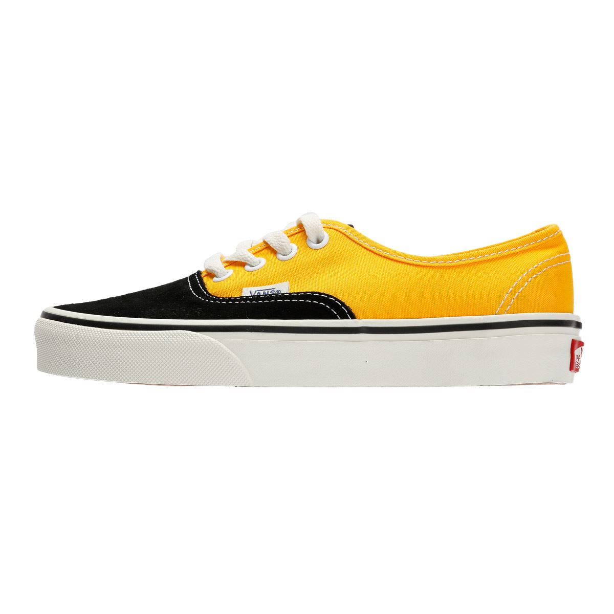 Vans Authentic Primary Multi Baskets Jaunes En Toile