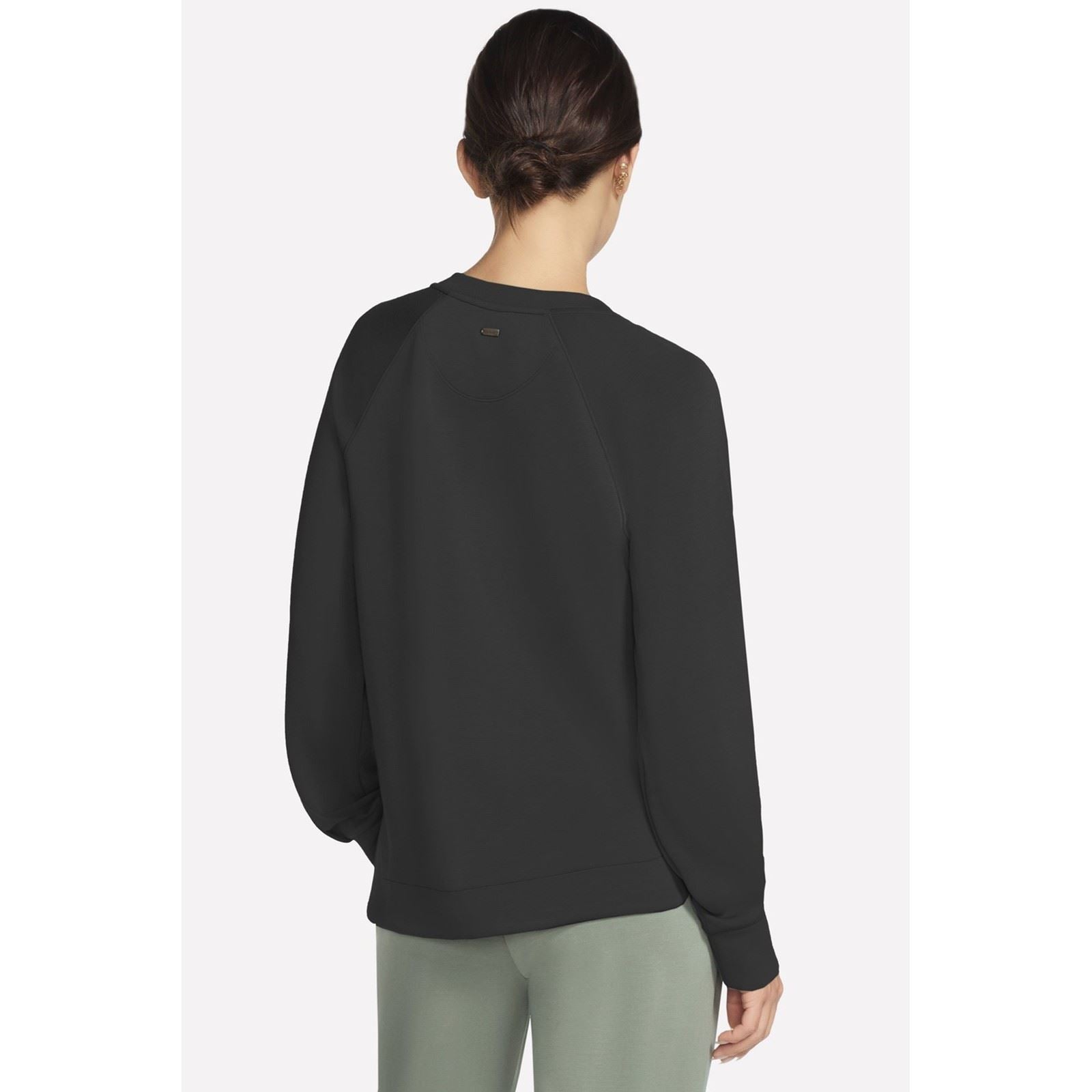 Skechers Performance Skechluxe Elevate Crewneck Sweat-Shirt Noir Pour Femme
