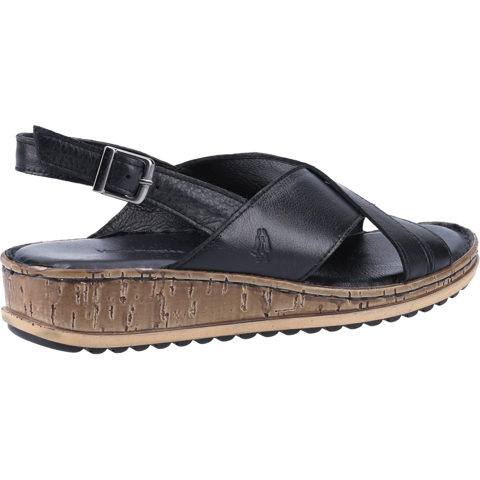 Hush Puppies Elena Escarpins Compensés Noirs Pour Femmes En Cuir