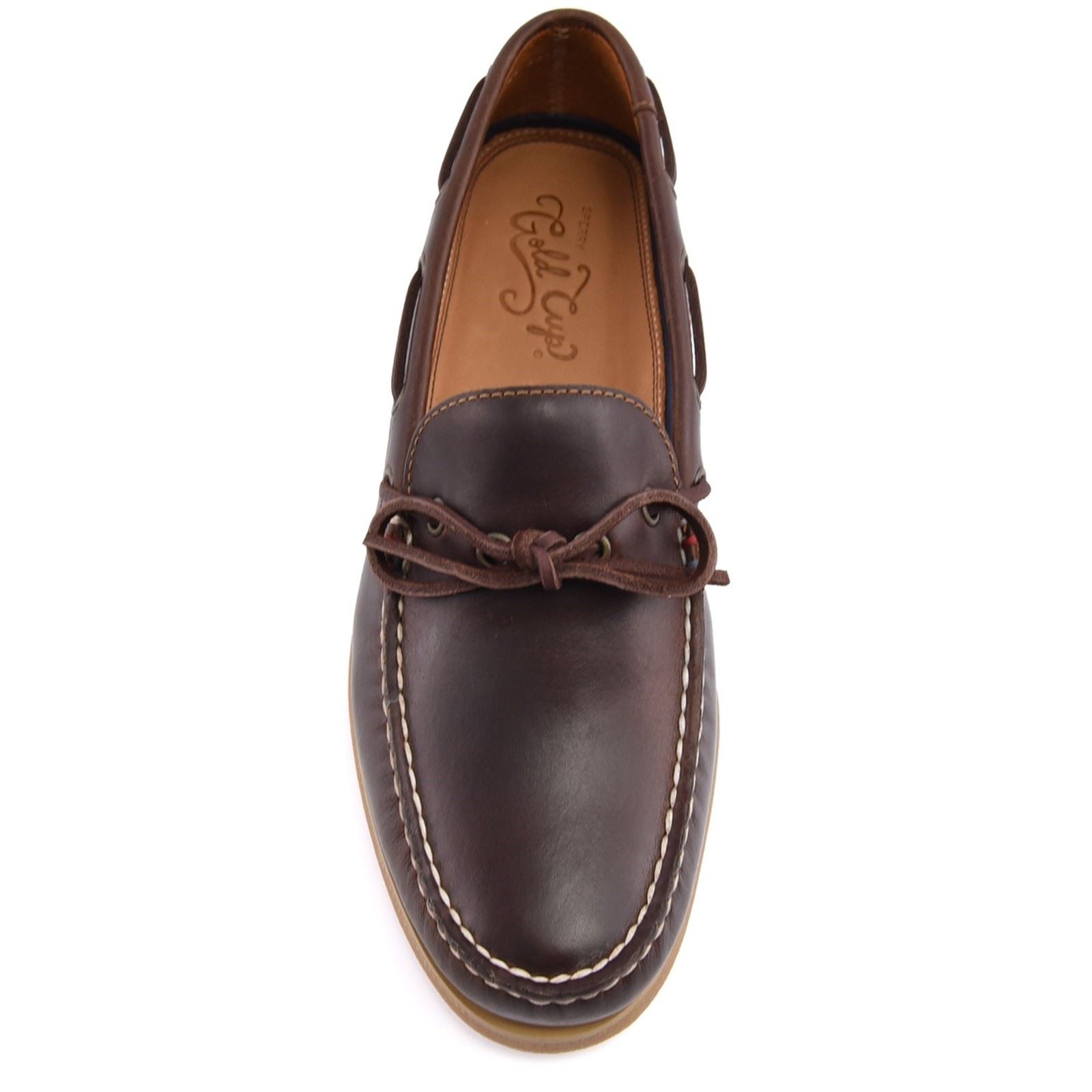 Sperry Gold Cup Authentic Original 1 Eye Chaussures Bateau Pour Homme En Cuir Marron