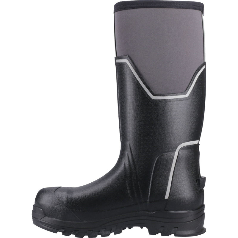 Muck Boots Grit S5 Bottes En Caoutchouc Pour Homme Noir/gris