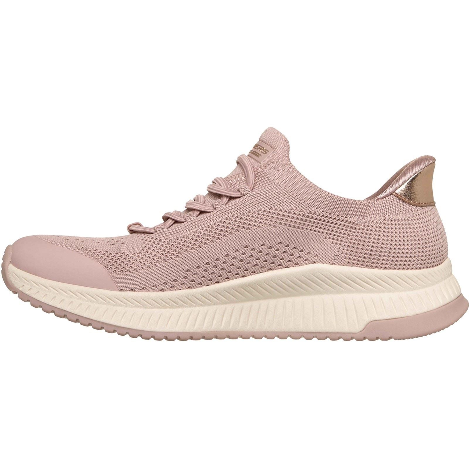 Skechers BOBS Sport Squad 4 Dire Step Baskets Blush En Polyester Pour Femme
