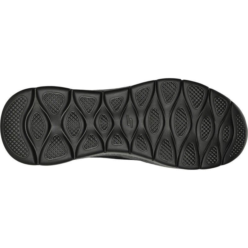 Skechers Go Walk Flex No Hands Baskets Noires Pour Hommes En Polyester